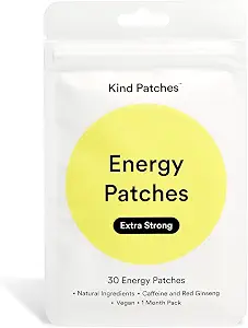 Dopamine Patches – Vegan Mood Support Patches for Daily Mental Wellness 30 count