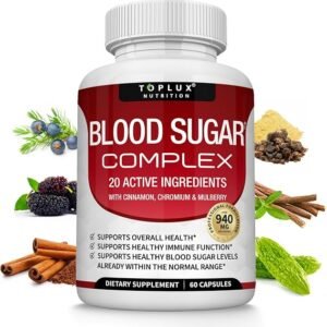 " Blood Sugar Complex Supplement - Supports Healthy Blood Sugar Levels 60 CAP"