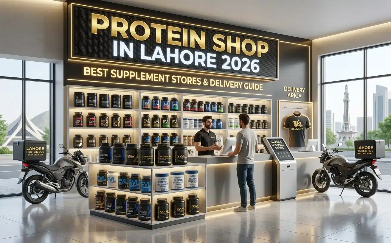 Protein Shop in Lahore 2026 — Best Supplement Stores & Delivery Guide