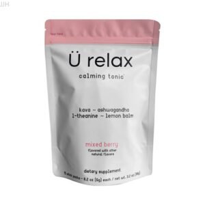 U Relax Calming Tonic- 15 Packets MIXED BERRY Flavor Relax Calming Drink