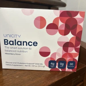 Unicity Balance Natural Mixed Berry Fiber Drink Mix – 30 Stick Packs