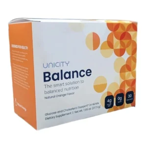 Unicity Balance Natural Orange Fiber Drink Mix – 30 Stick Packs